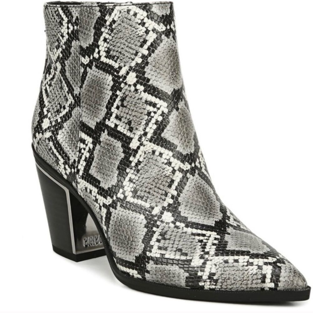 Circus by Sam Edelman Cal snakeskin embossed ankle boots